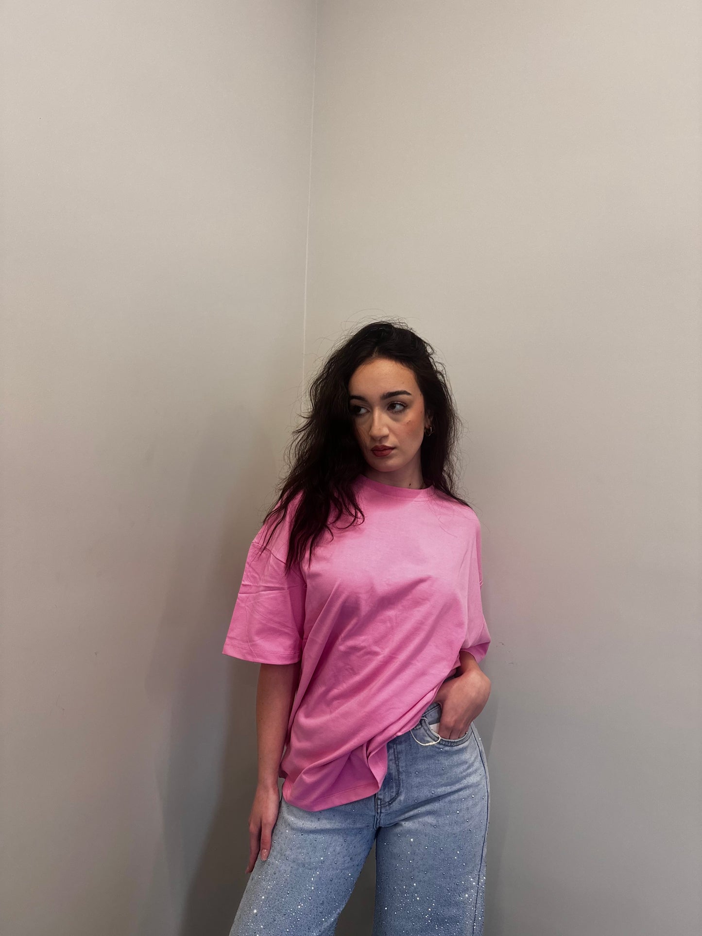 T-shirt Over Rosa