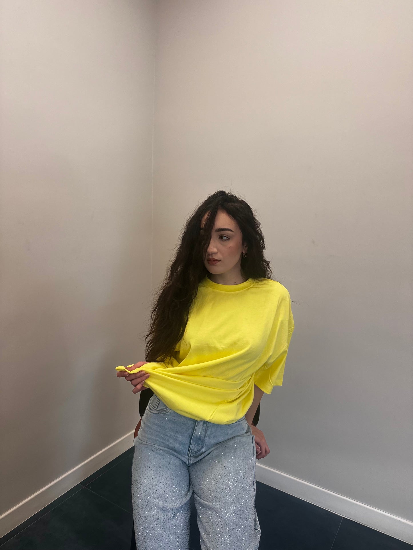 T-shirt Over Gialla